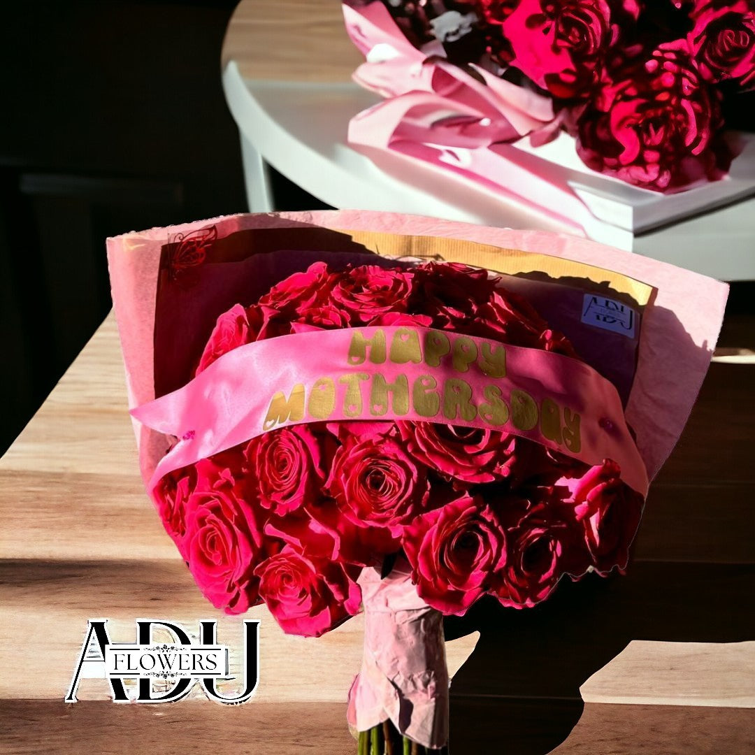 Pink Bouquet of Roses