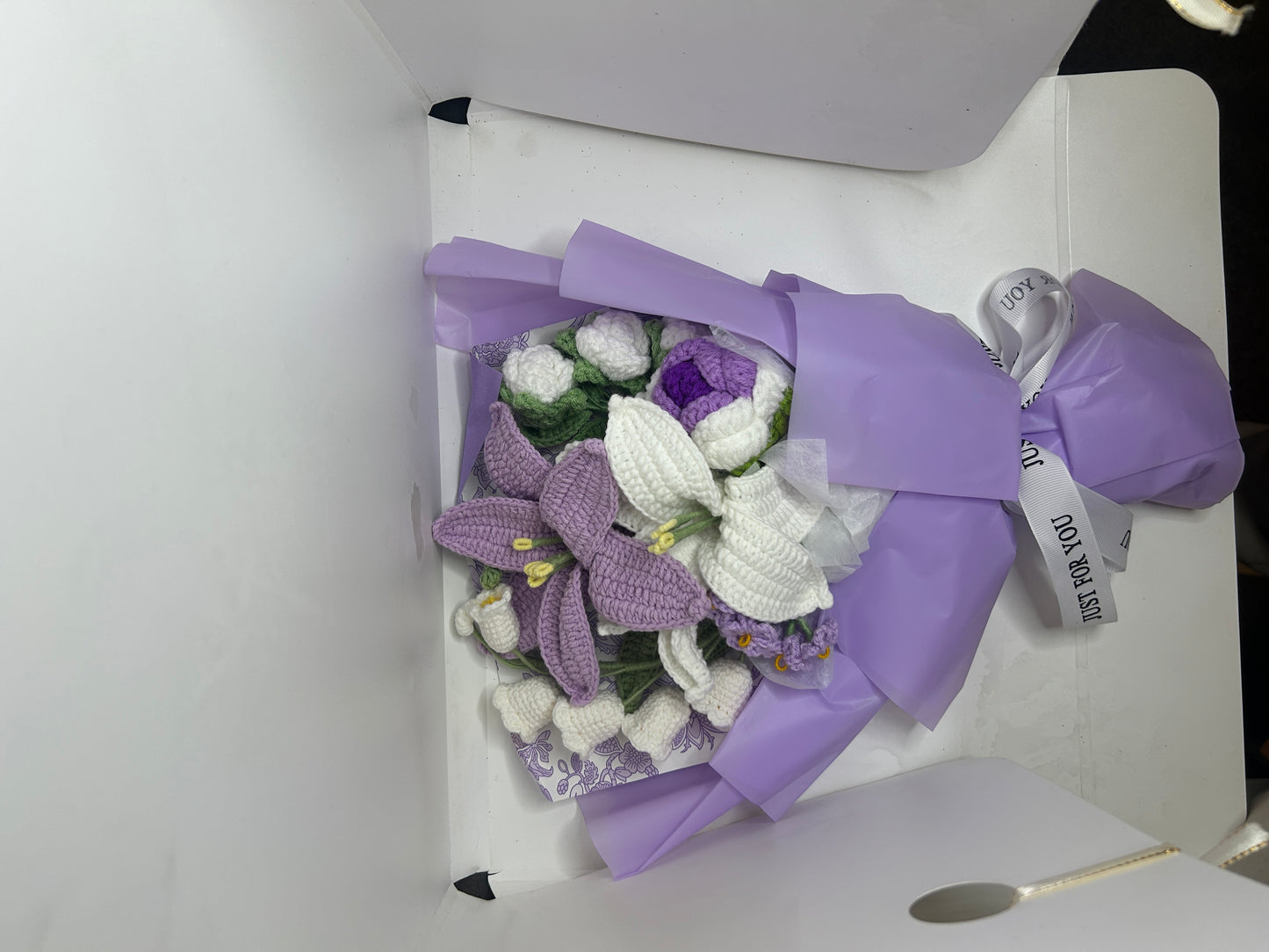 Lavender Love Knit Bouquet