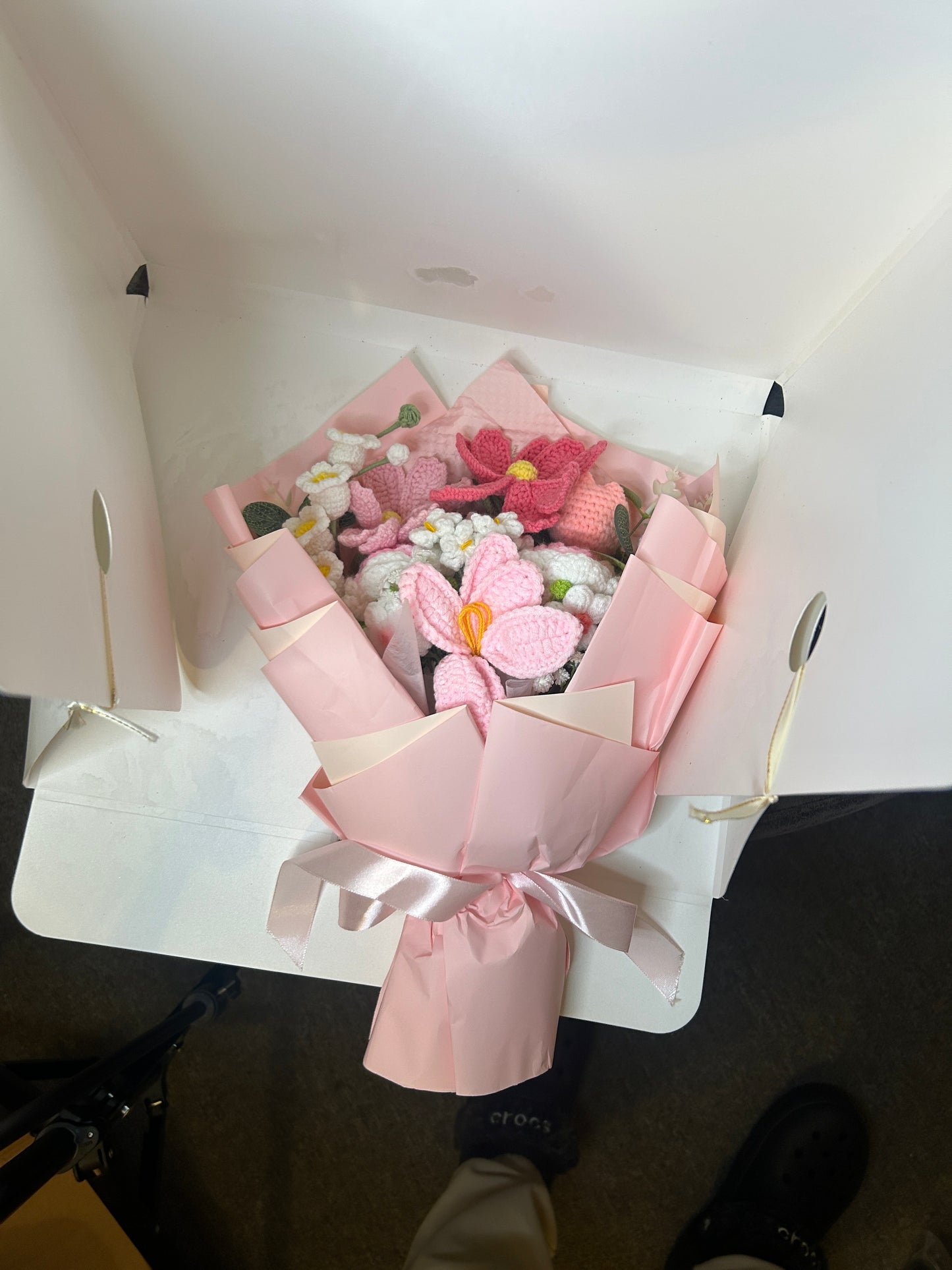 Pink Dream Knit Bouquet