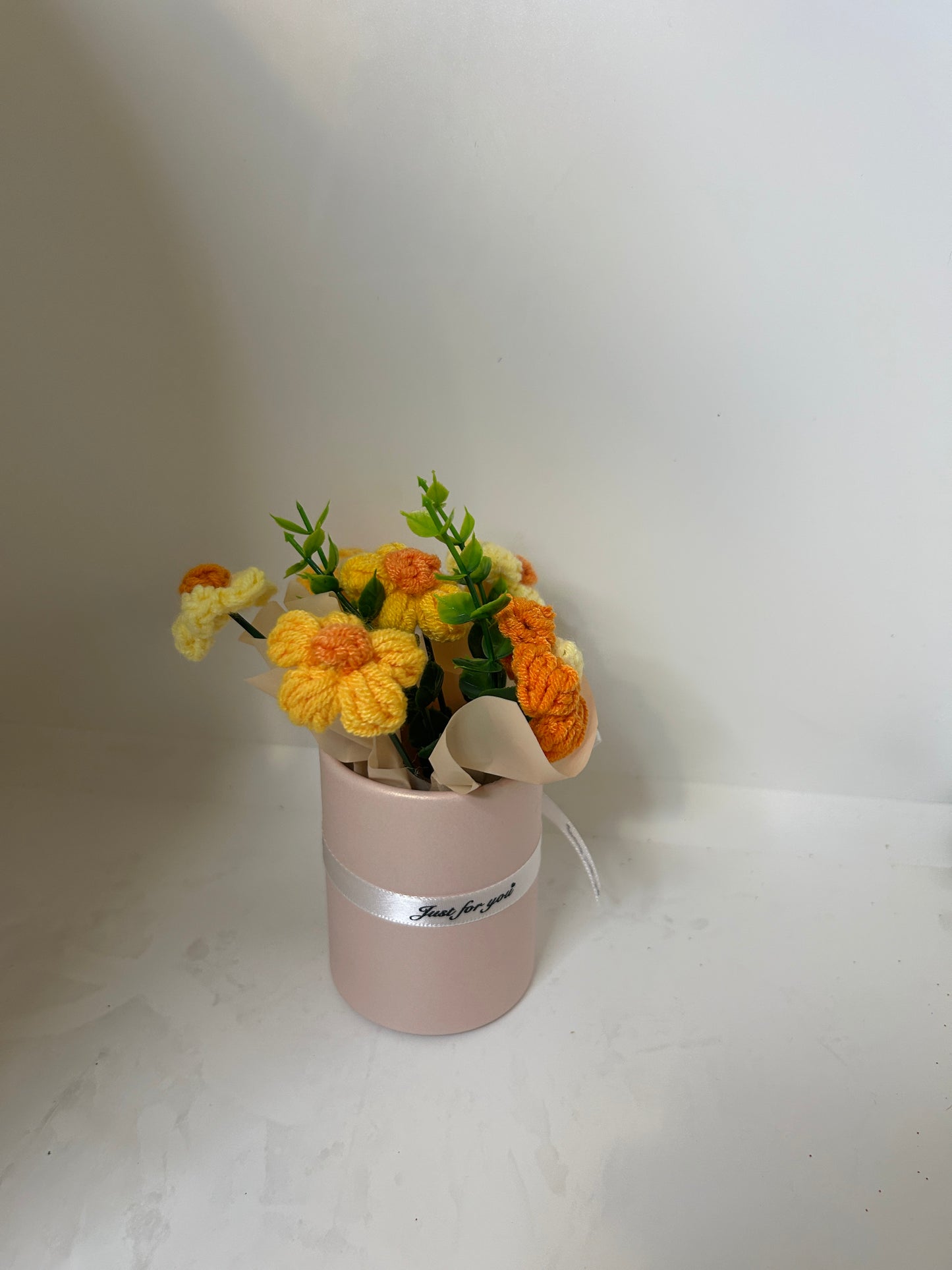 Warm Glow Mini Knit Vase
