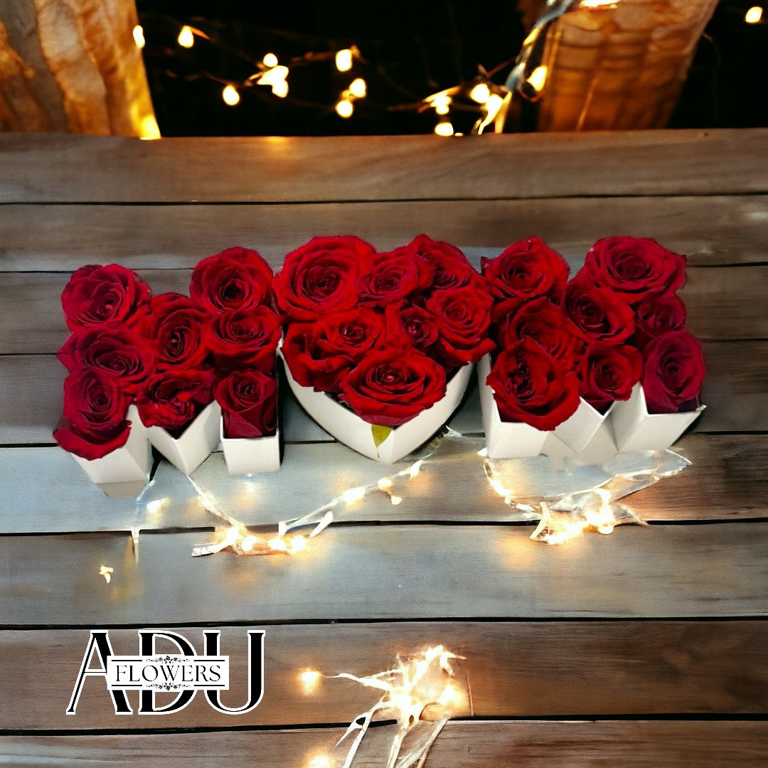 MOM - FRESH RED ROSES