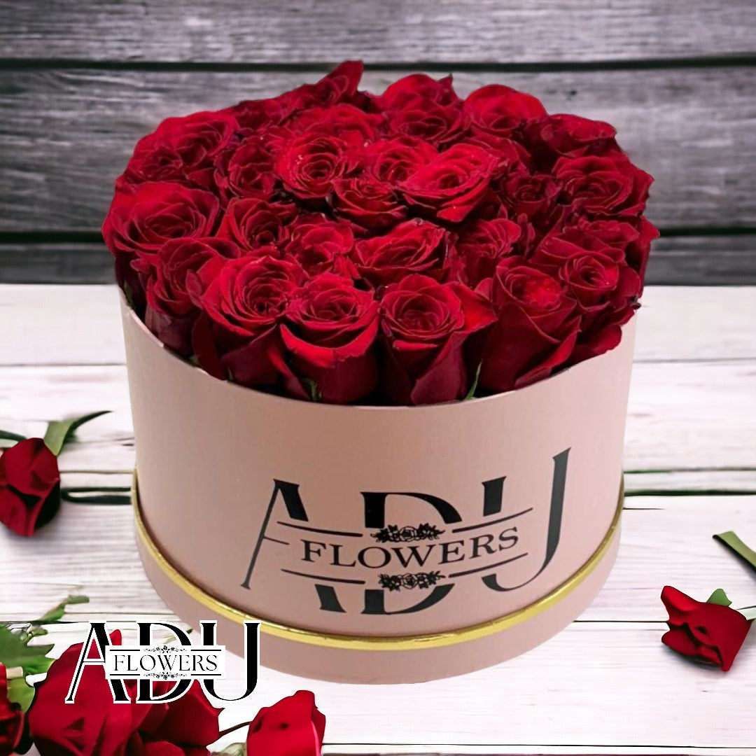 Red Roses in a BOX