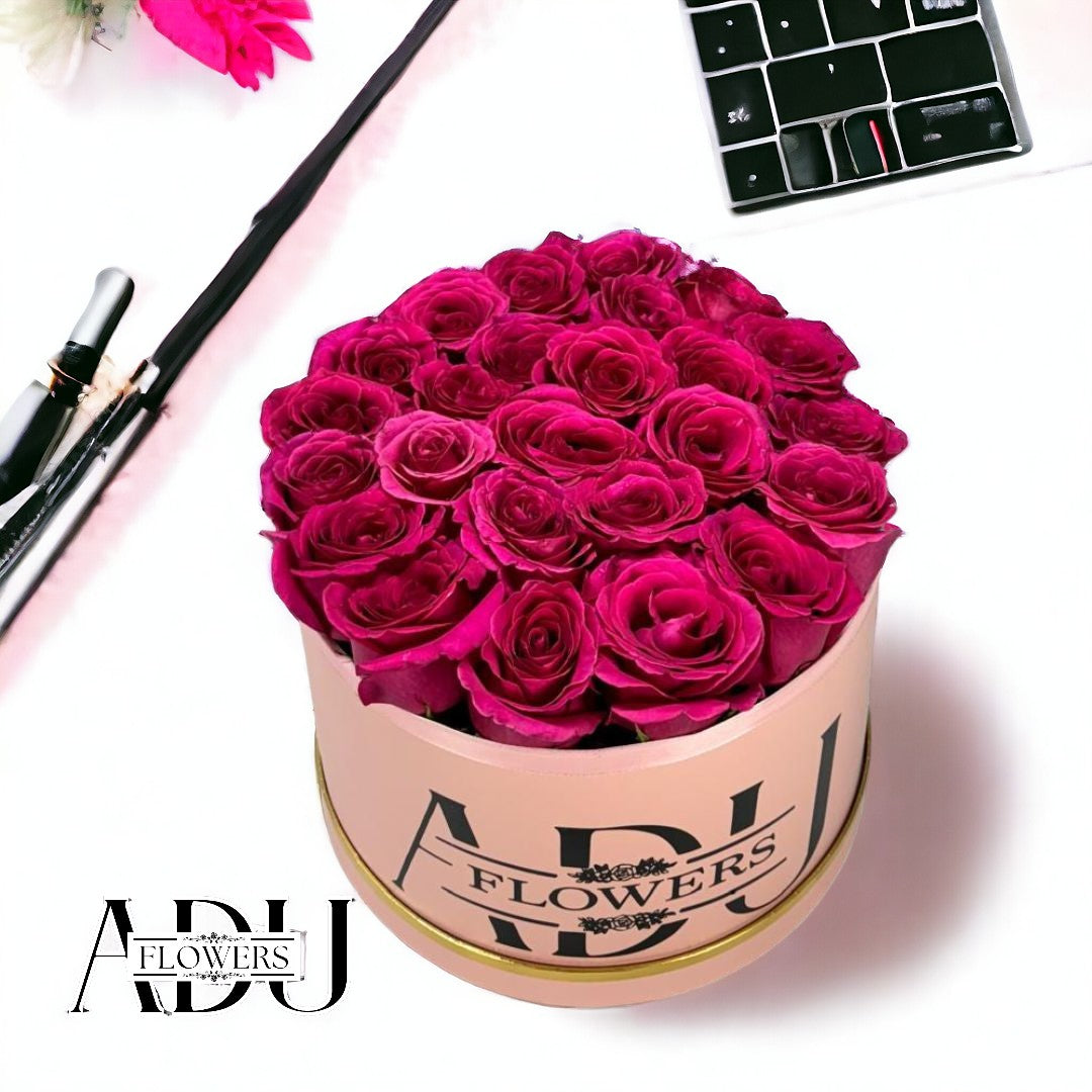 Pink Roses in a BOX