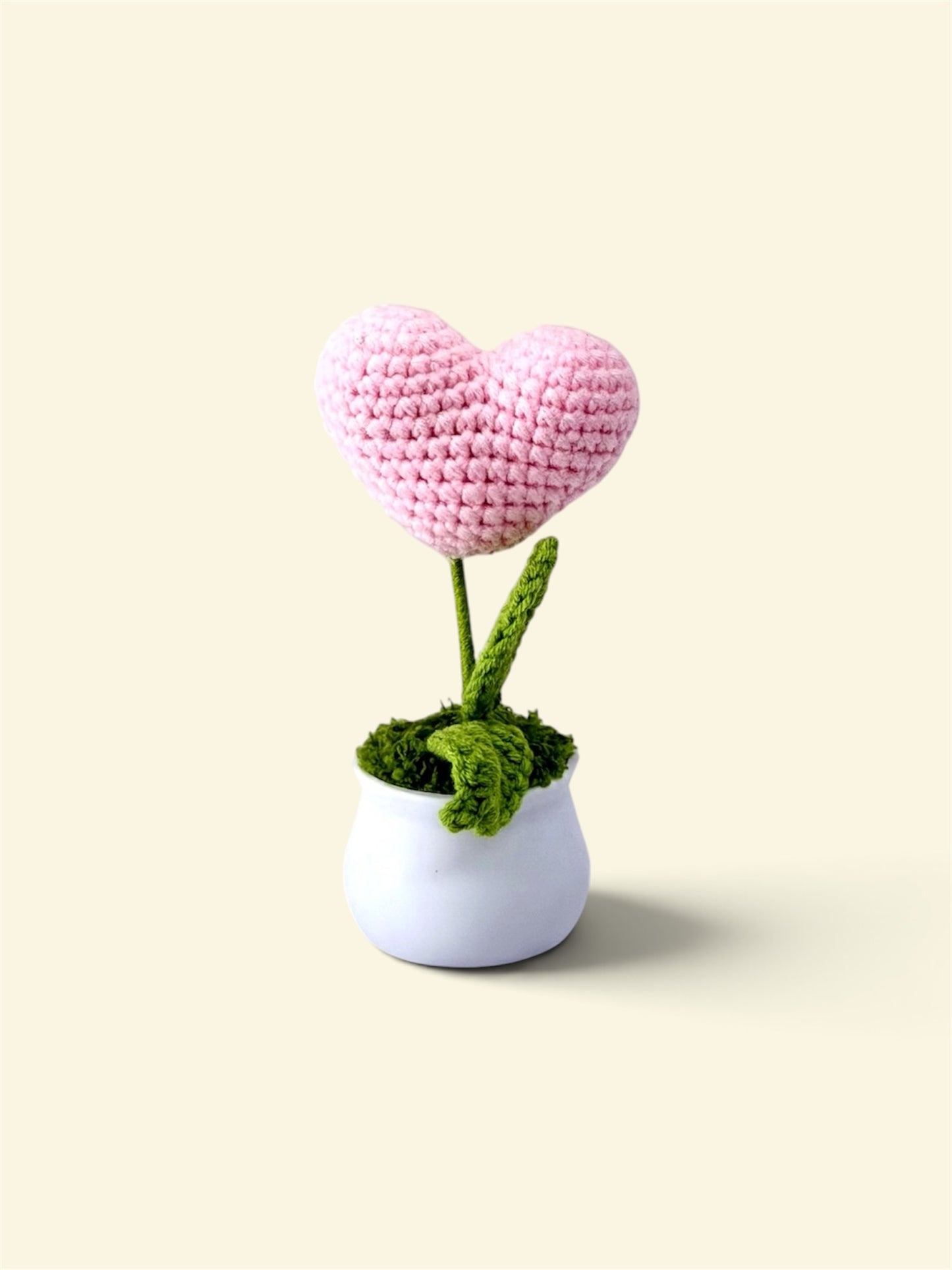 Blush Petal Mini Knit Vase