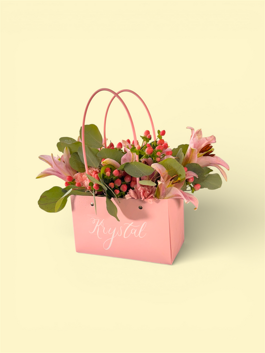 Personalized Floral Bag — Luxe