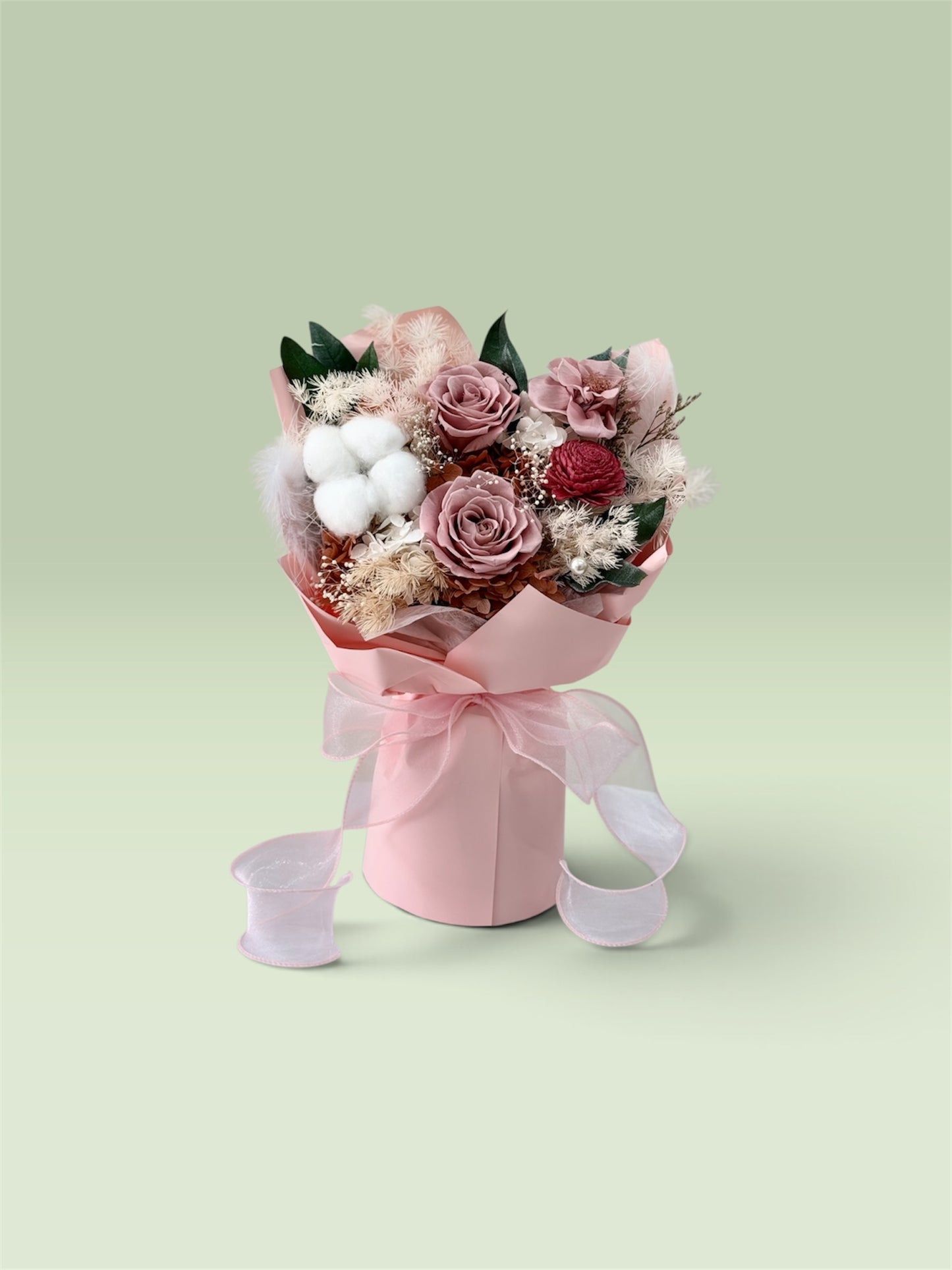Velvet Blush Preserved Arrangement