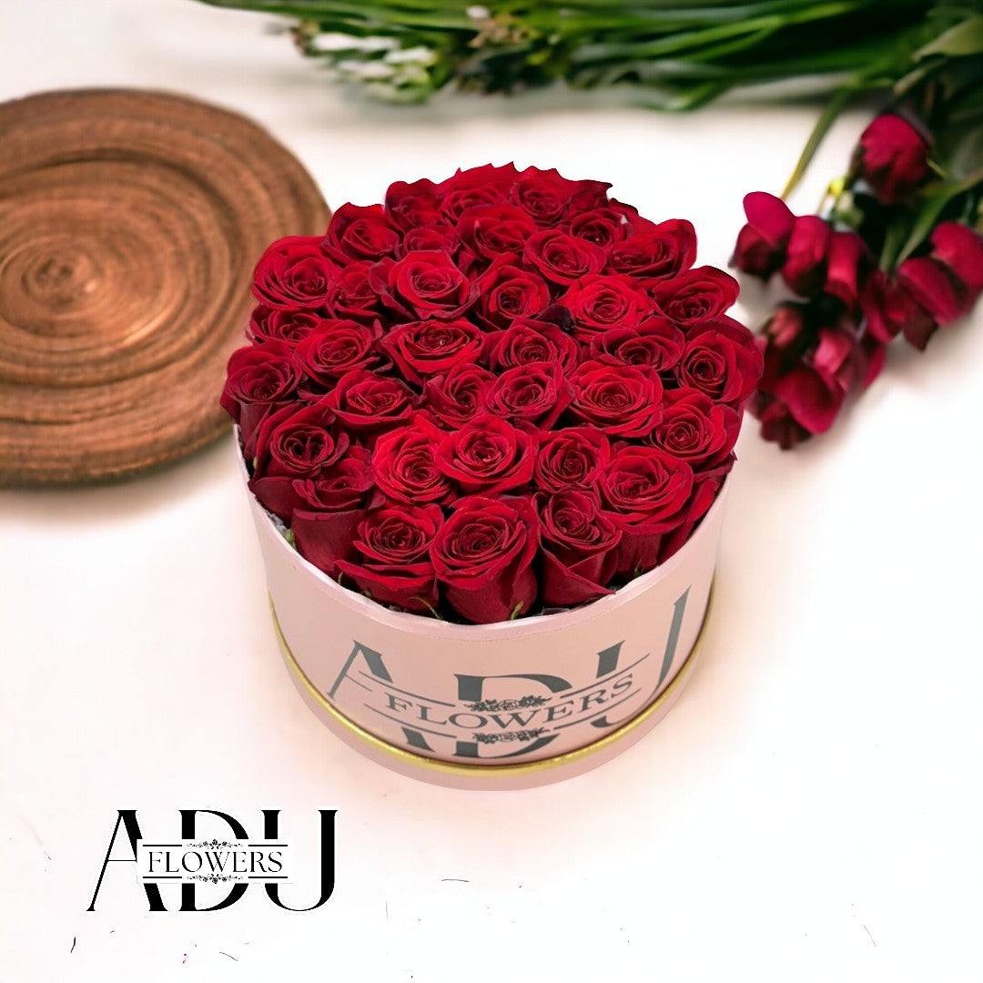 Red Roses in a BOX